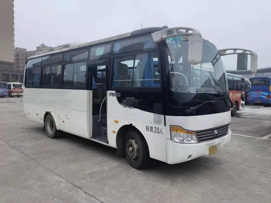 ZK6752D1 Used Mini Yutong Front Engine Coach Bus 30 Seat Right Hand Driver Passenger Bus