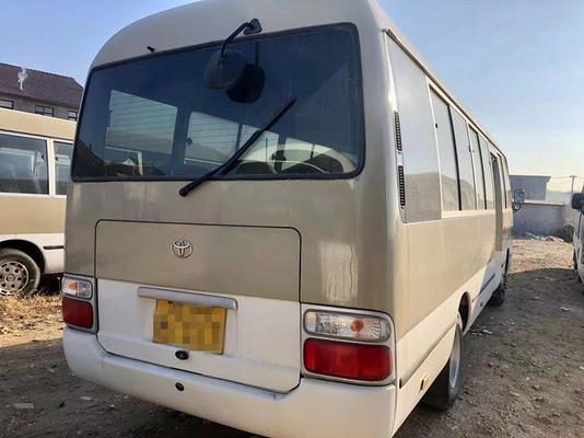 26 Seats Used TOYOTA Coaster Mini Bus Passenger Tourism Bus With Electric Door