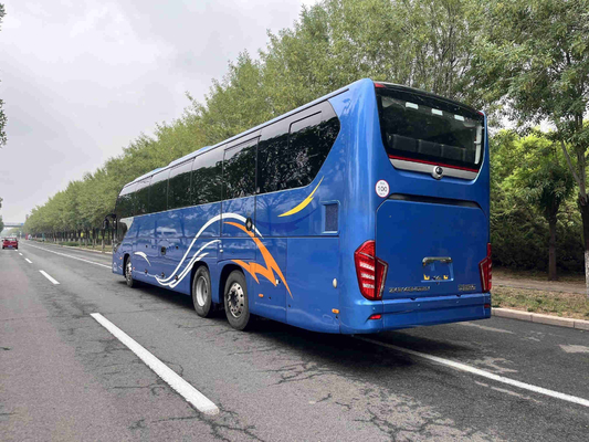 Double Decker Bus Sightseeing Yutong ZK6148 Rear Engine Coach 56 Seat Leftt Hand Driver