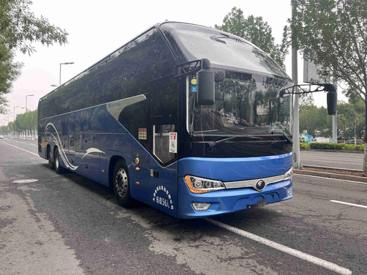 Double Decker Bus Sightseeing Yutong ZK6148 Rear Engine Coach 56 Seat Leftt Hand Driver