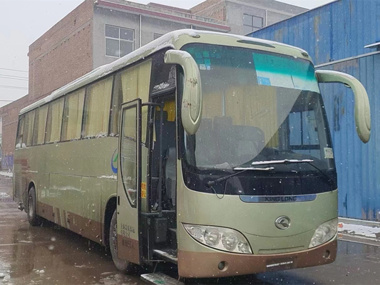 55seats Passenger Used Kinglong Bus 243kw XMQ6122 Manual Transmission Yuchai Engine