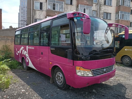 31 Seater Mini Bus Yutong Front Engine Bus Passenger Van ZK6752D Used School Bus