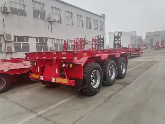 Three Axle Semi Trailer Platform Trailer Brand New Made In China