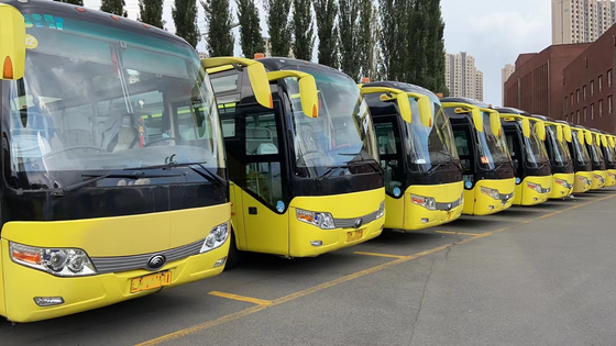 Yuchai Engine Second Hand Yutong Bus Coach Zk6107 Passenger 2+3layout 60seats