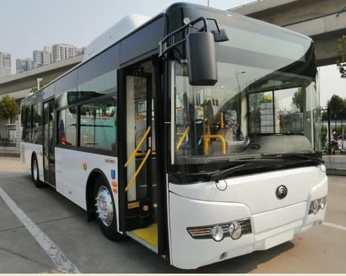 Transport CNG Coach Used Yutong City Bus 40 - 100people Short Distance Transport ZK6106