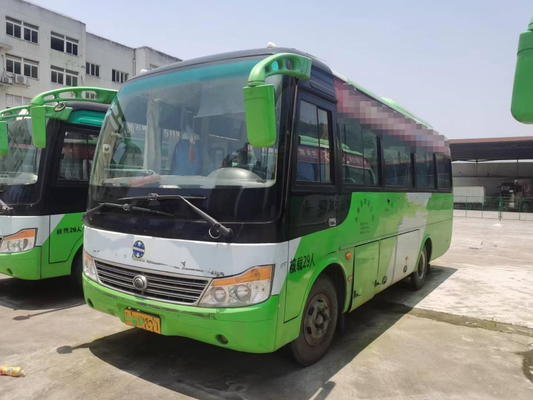 Second Hand Bus Yutong Zk6752d Mini Van Front Engine Bus 140hp Highway Bus