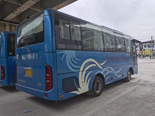 Yutong 30seats Plate Spring Suspension ZK6750H Used Mini Coach Low Kilometer Diesel Engine