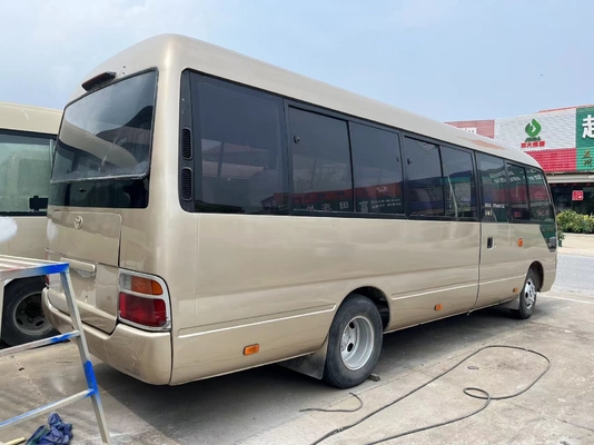 2013 Year 23 Seats Used Toyota Coaster Bus With 1Hz Diesel Engine New Paint