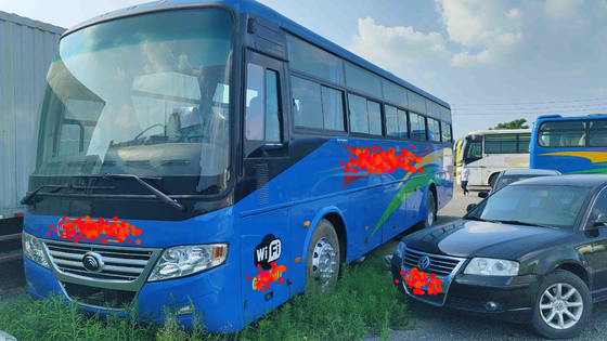 Front Engine Bus Yutong Brand Right Hand Drive 53seats WIFI System ZK6112D Condition