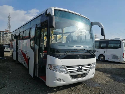 Two Doors Yutong Front Engine Bus Left Steering Coach Model Zk6112d 53seats