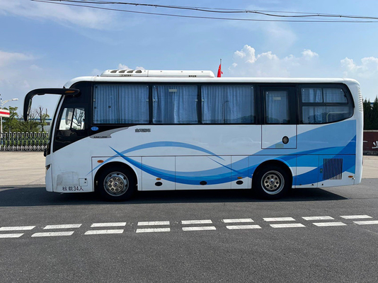 34 Seats 2018 Year Used Coach Bus Kinglong XMQ6802 LHD Steering For Transportation
