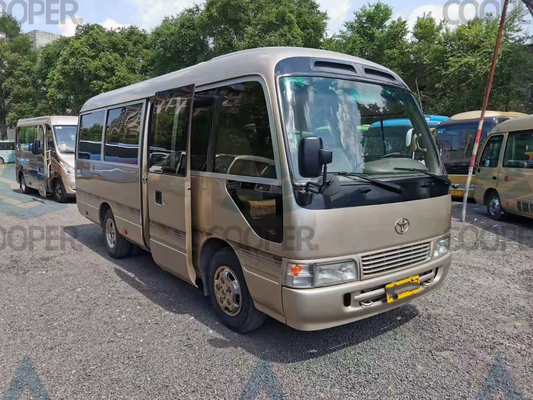 23-29 Seats Used Toyota Bus Toyota Coaster Used Bus With Luxury Inner Decoration