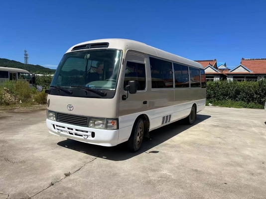 2012 Year 23 Seats Used Toyota Coaster Bus 1Hz Diesel Engine With Folding Door In Good Condition