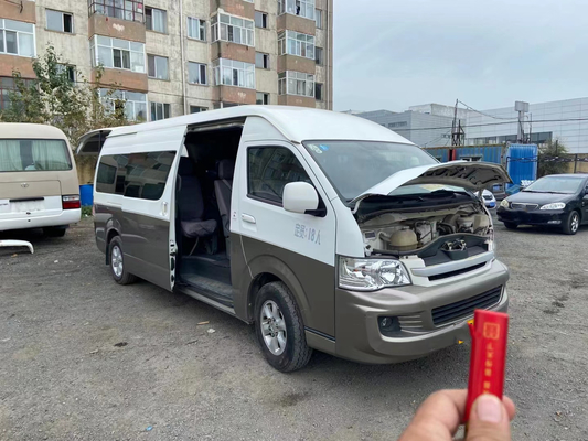 Chinese Brand Hiace 18seats Used Mini Van 3TZ Engine Gasoline 2016 Jinbei Hiace