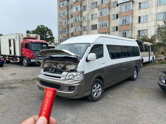 Chinese Brand Hiace 18seats Used Mini Van 3TZ Engine Gasoline 2016 Jinbei Hiace