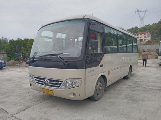 Mini Tour Coach Used Yutong Bus ZK6729D 130hp Folding Door 28seater Left Steering