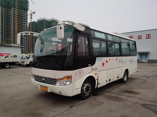 29 Seats Front Engine Used Coach Bus Zk6752d Weichai 140kw Mini Transportation