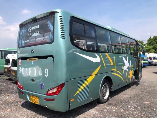 35 Seats Used Kinglong XMQ6802 Bus LHD Steering For Transportation In Good Condition