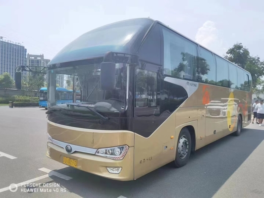 ZK6128 Yutong Bus Coach Long Used Coach Buses 54 Seats RHD / LHD Rear Engine