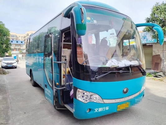 Second Hand Bus Yutong ZK6808 Diesel Engine 35seater Plate Spring Suspension