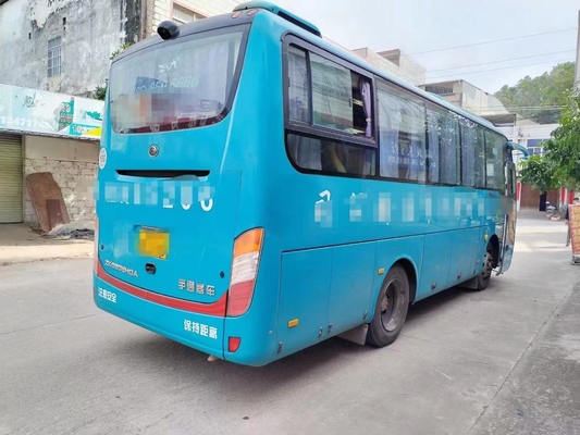 Second Hand Bus Yutong ZK6808 Diesel Engine 35seater Plate Spring Suspension