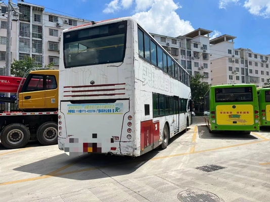 Zk6116HG Used Travel Bus Yutong 86/78 People Second Hand City Bus Double Deck