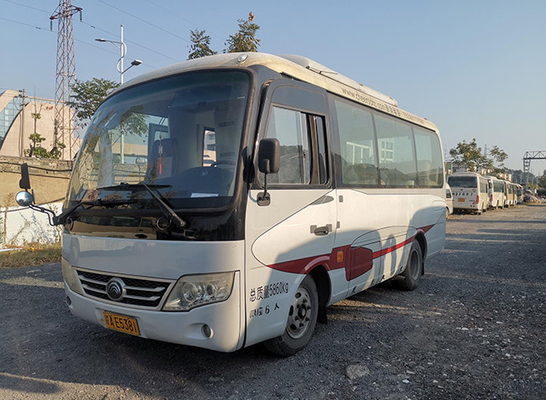 6 Seats Second Hand Yutong Bus Mini City Travelling Diesel Engine Right Hand Rive 132KW