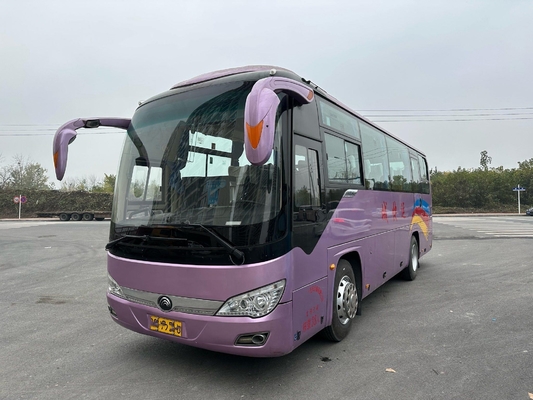 ZK6908 Used Tour Yutong Bus Rear Engine 38seater Plate Spring Suspension