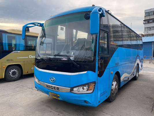 38seater Used Tour Higer Bus KLQ6902 Weichai Engine 245hp Plate Spring Suspension