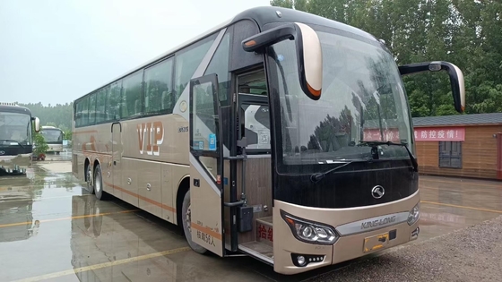 Kinglong 56seater Used Coach Bus XMQ6135 Double Axle Weichai Engine Air Bag Suspension