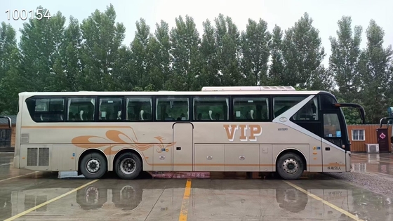 Kinglong 56seater Used Coach Bus XMQ6135 Double Axle Weichai Engine Air Bag Suspension