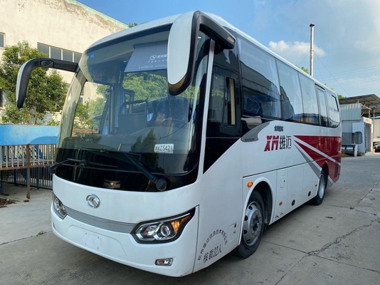 Yuchai Engine Used Church Tour Bus 32seats Kinglong With Air Condition XMQ6802