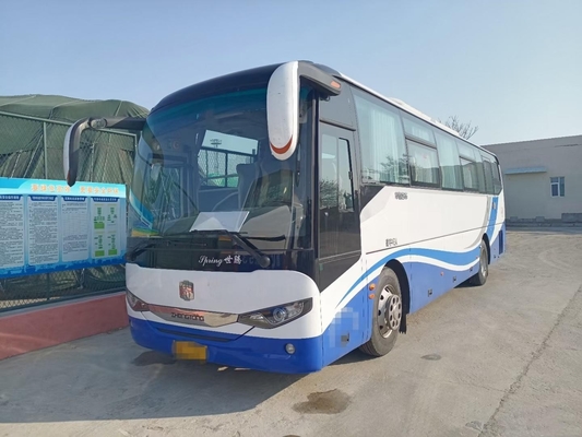 Second Hand Tour Zhongtong Bus Yuchai Engine LCK6100 Air Bag Suspension 46seats