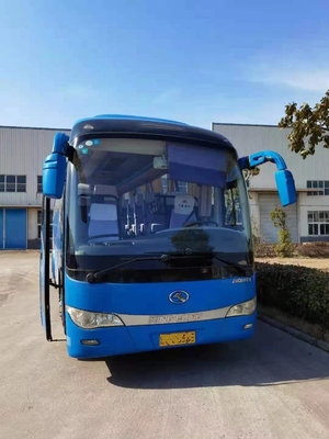 Kinglong Brand Used Coach Bus XMQ6117y 52seater Back Engine 180kw Left Steering