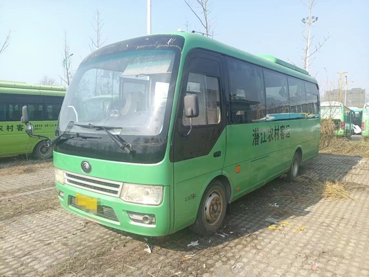 ZK6729D Used Small Bus Yutong Front Cummins Engine Euro IV 25 - 30seater Second Hand Coach