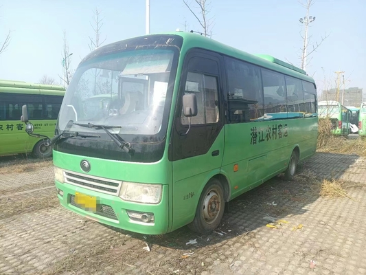 ZK6729D Used Small Bus Yutong Front Cummins Engine Euro IV 25 - 30seater Second Hand Coach