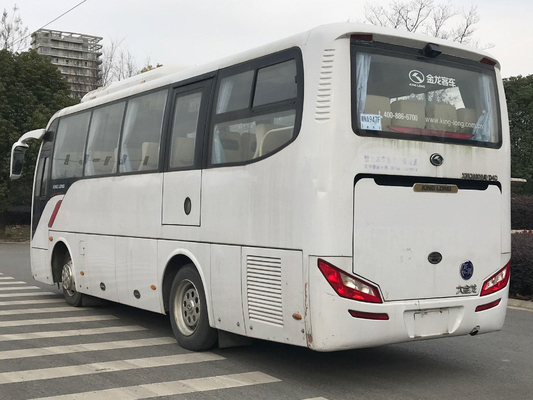 Second Hand Bus Kinglong Used Coach Bus Yuchai Diesel Engine Emission Euro 3