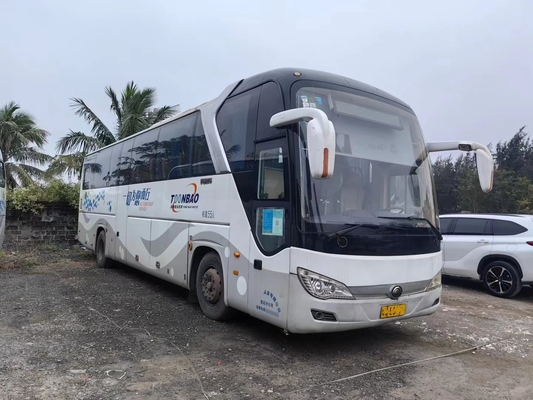 Old Coach Bus 55seats Young Tong Bus ZK6122 Yuchai Engine 243kw 2014-2016 4buses In Stock