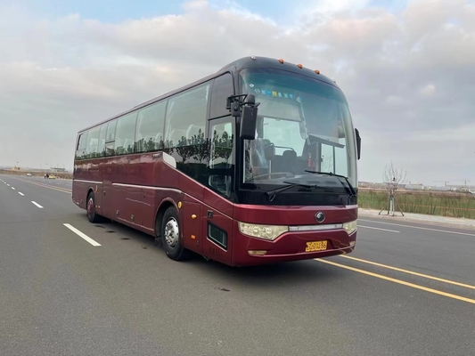 Second Hand Tourist Bus 12m Lenght Yutong ZK6122 Leaf Spring Suspension Left Used Coach