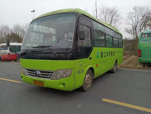 Used Mini Coach ZK6729d Youtong Front Engine Yuchai 4buses In Stock 26seats