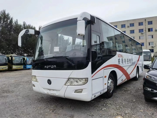 Coach Second Hand 55seater 2+3layout Bus FOTON Yuchai Engine Shuttle Bus BJ6103