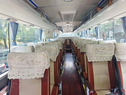 Used Small Bus 39 Seats White Yutong Bus Rear Engine Exit Used Luxury Bus For Africa