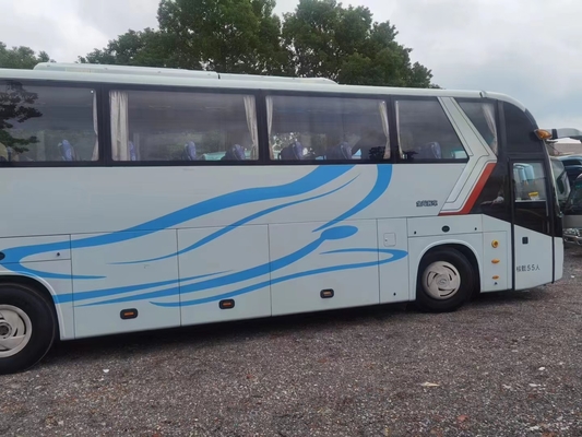 Used Tour Bus 55 Seats Coach Bus Kinglong XMQ6128 With Diesel Engine Luxury Travel Bus