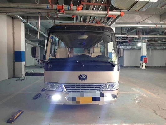 Diesel Engine Bus Yutong T7 17seats Automatic Transmission Petrol 2018 Second Hand 17 Seater