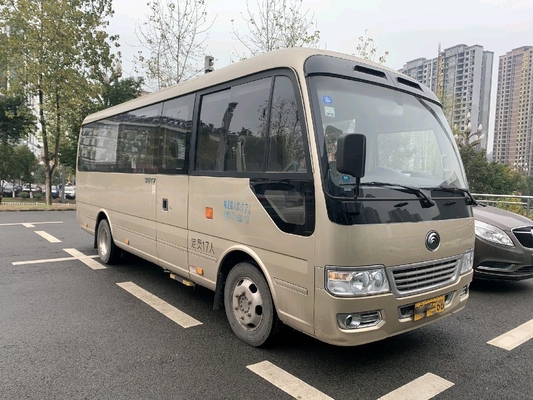 Diesel Engine Bus Yutong T7 17seats Automatic Transmission Petrol 2018 Second Hand 17 Seater