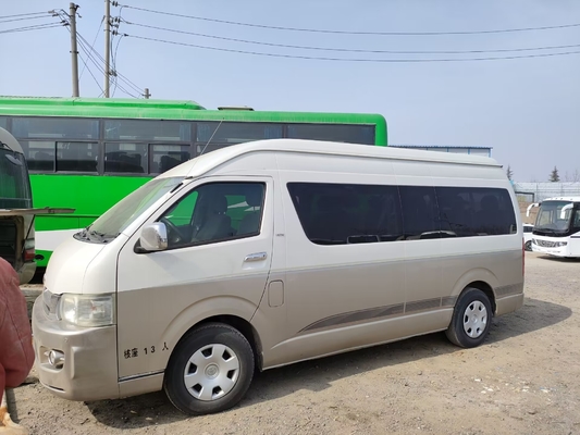 Japanese Used Buses Hiace 13 - 15seater Gasoline Engine Left Steering Toyota Brand