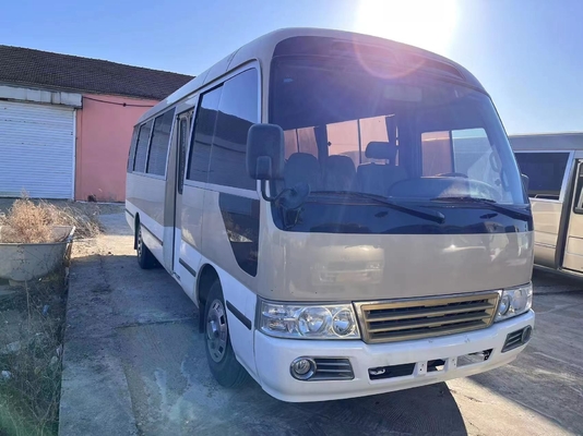 Toyota Coaster Used Japan 30seater Left Hand Drive Manual Transmission Diesel Engine 1hz