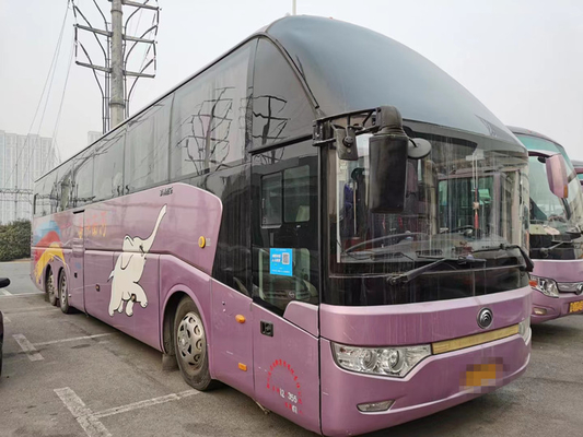 Old Coach 61 Seats 2014 Year Used Yutong ZK6147 Bus Double Axlebrake Luxury Buses