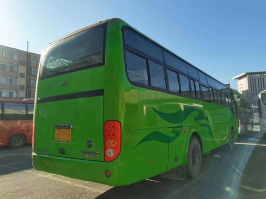 Used Coach Bus Double Doors 43 Seats Used Young Tong Bus ZK6102D Front Engine