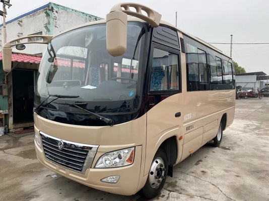 2nd Hand Bus Sliding Windows Yuchai Engine 19 Seats Air Conditioner Uesd Dongfeng Mini Bus DFA6600